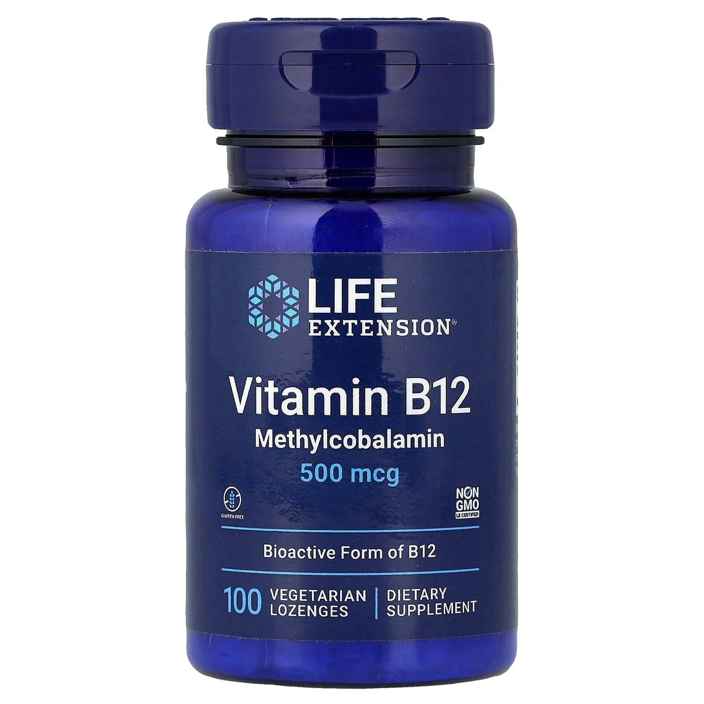 Vitamin B12 Methylcobalamin, 500mcg - 100 vegetarian lozenges