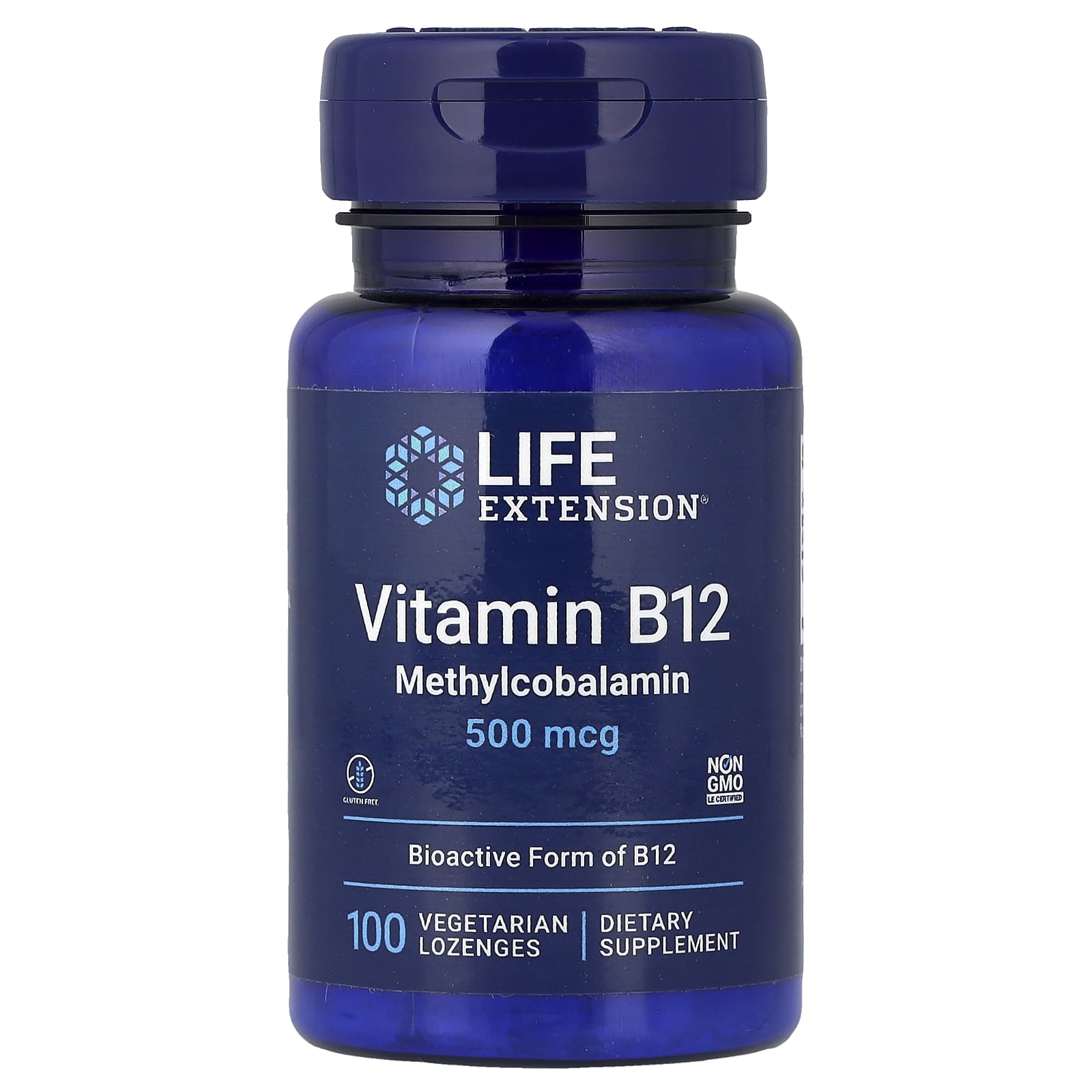 Vitamin B12 Methylcobalamin, 500mcg - 100 vegetarian lozenges