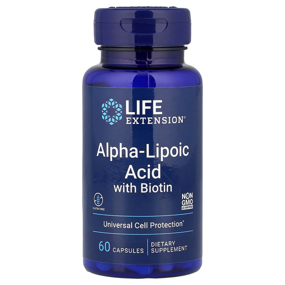 Life Extension Alpha-Lipoic Acid with Biotin - 60 caps