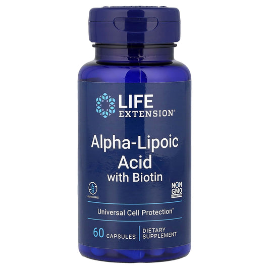 Alpha-Lipoic Acid with Biotin - 60 caps