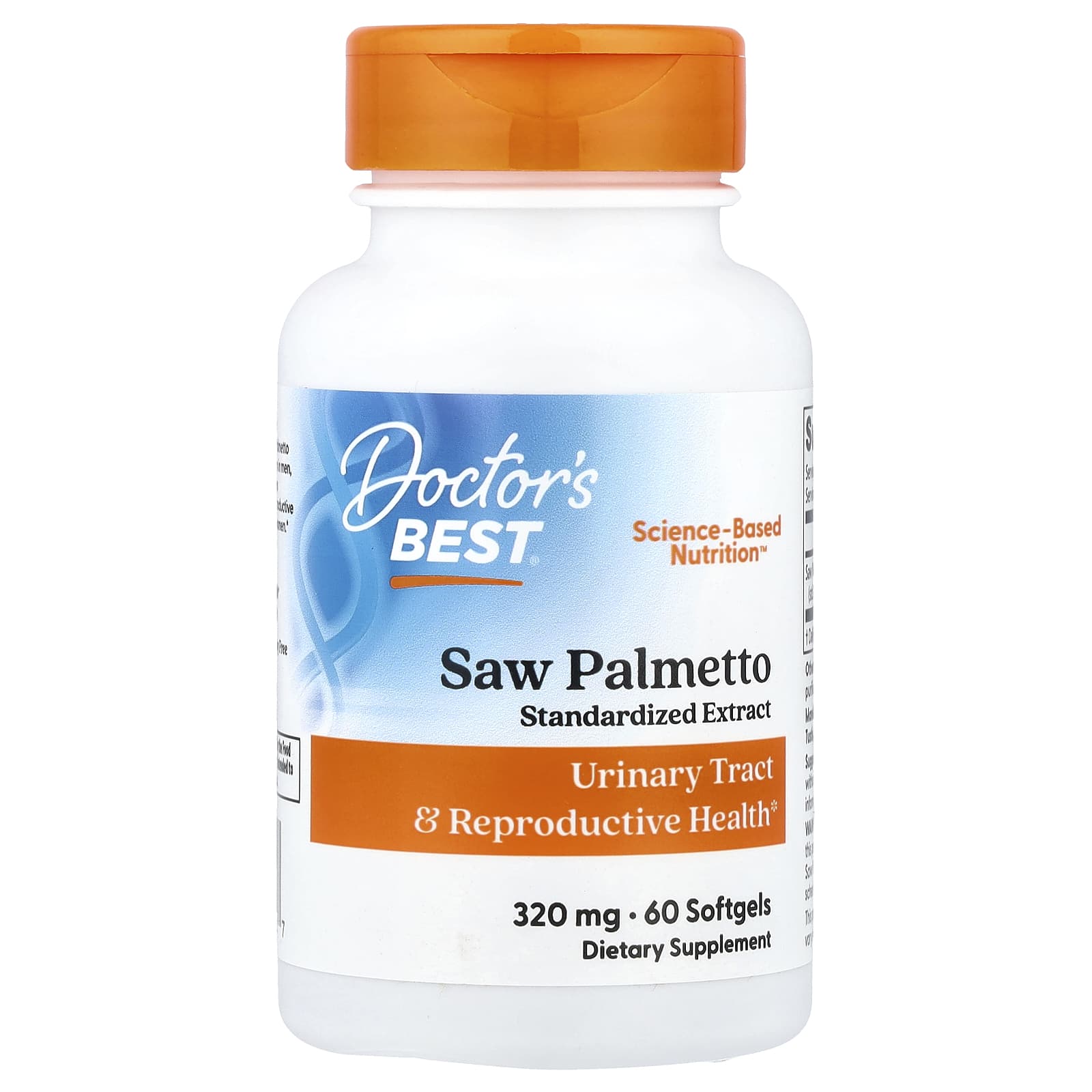 Saw Palmetto Standardized Extract, 320mg - 60 softgels