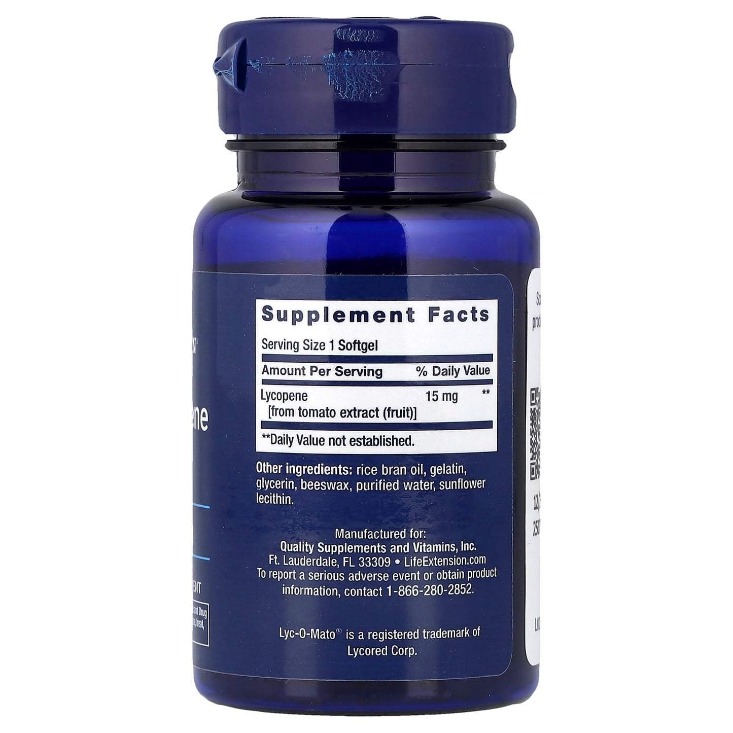 Mega Lycopene, 15mg - 90 softgels
