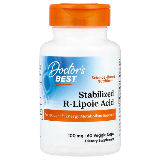 Stabilized R-Lipoic Acid, 100mg - 60 vcaps