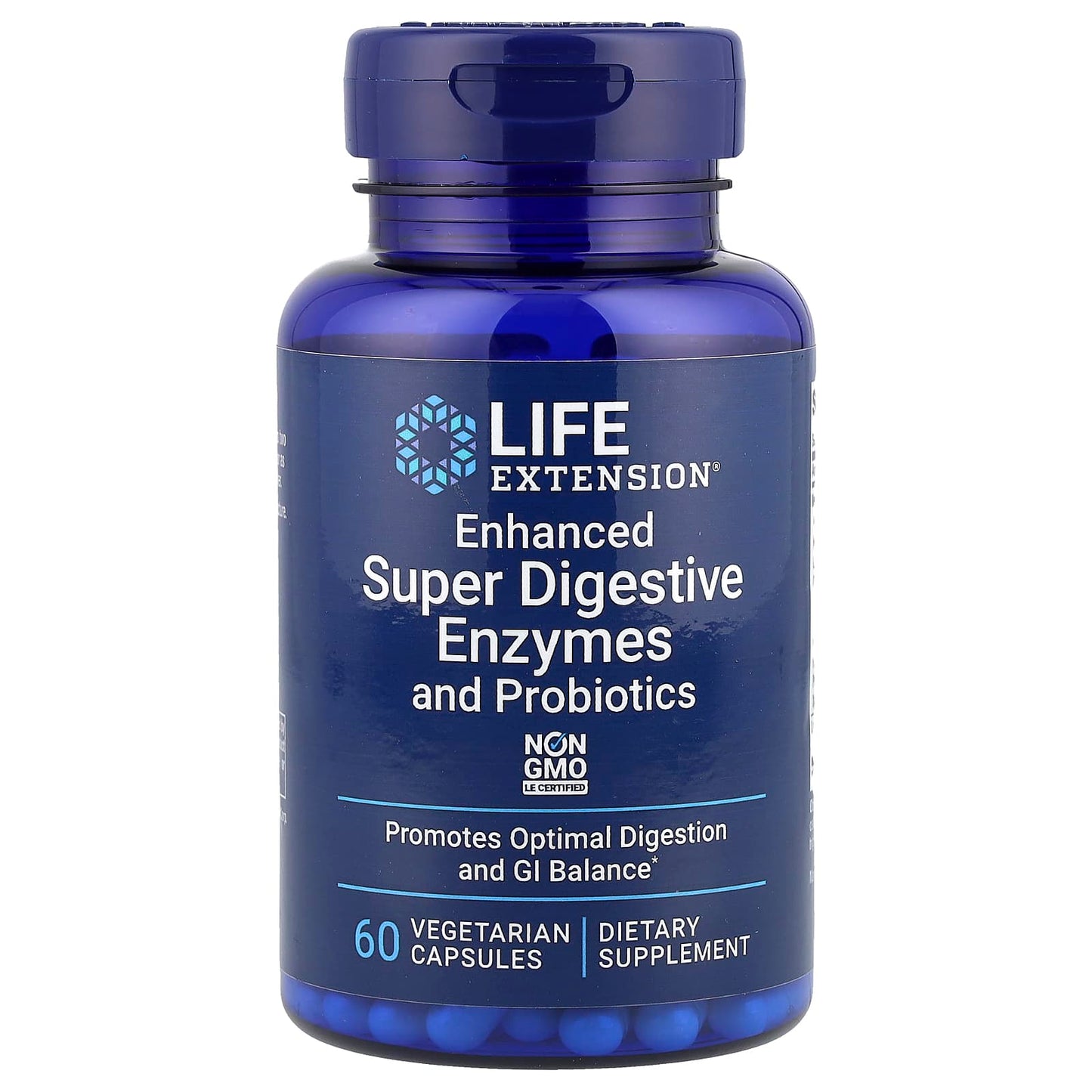 Enhanced Super Digestive Enzymes and Probiotics - 60 vcaps