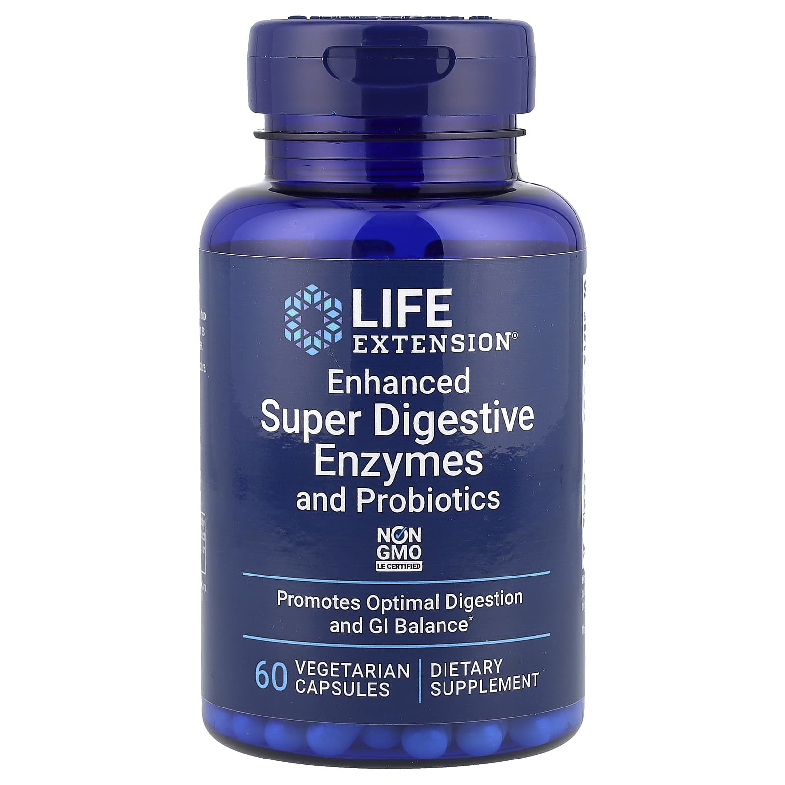 Enhanced Super Digestive Enzymes and Probiotics - 60 vcaps