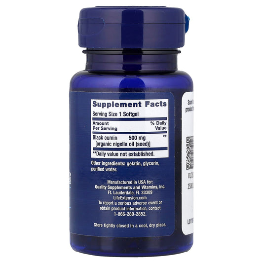 Black Cumin Seed Oil - 60 softgels