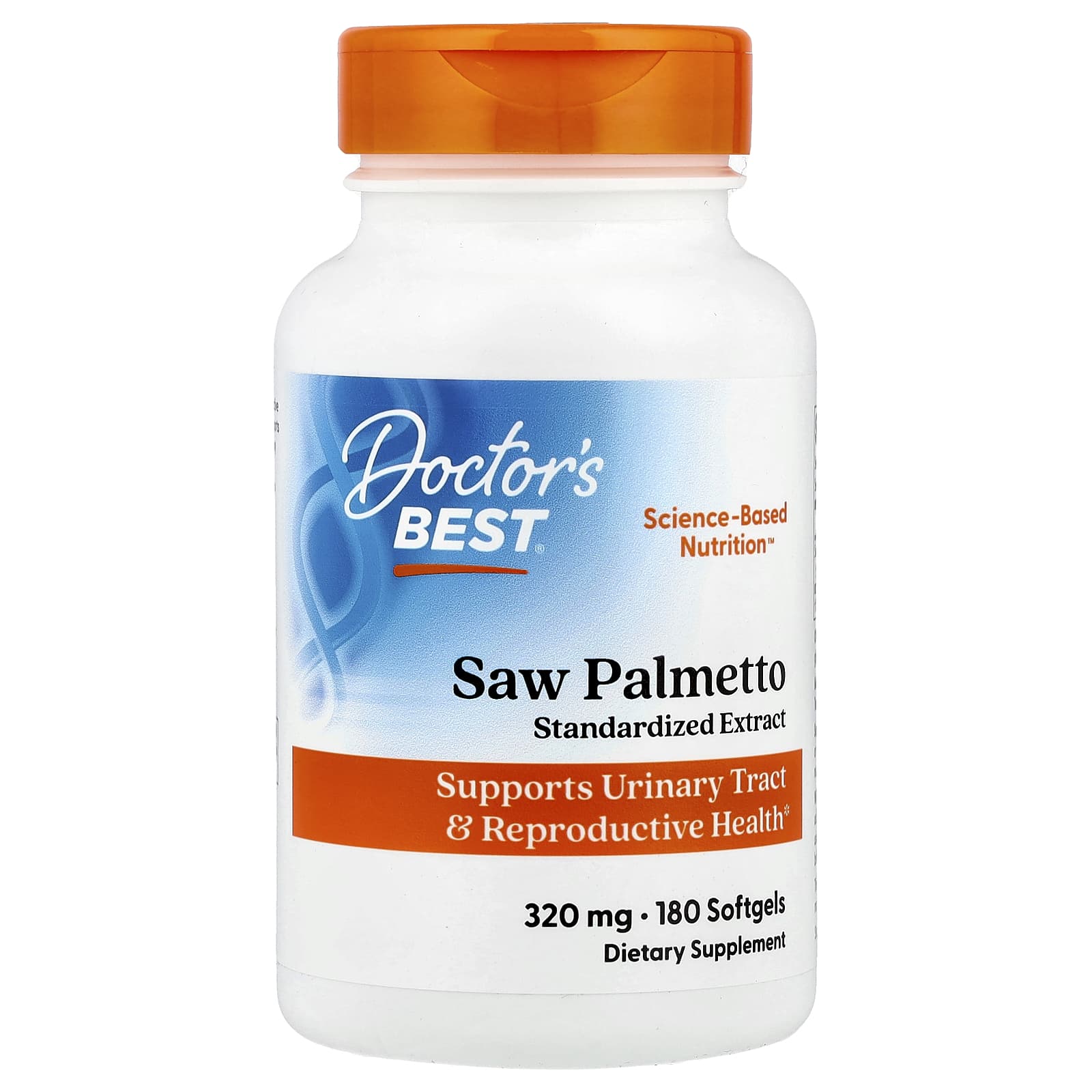 Saw Palmetto Standardized Extract, 320mg - 180 softgels