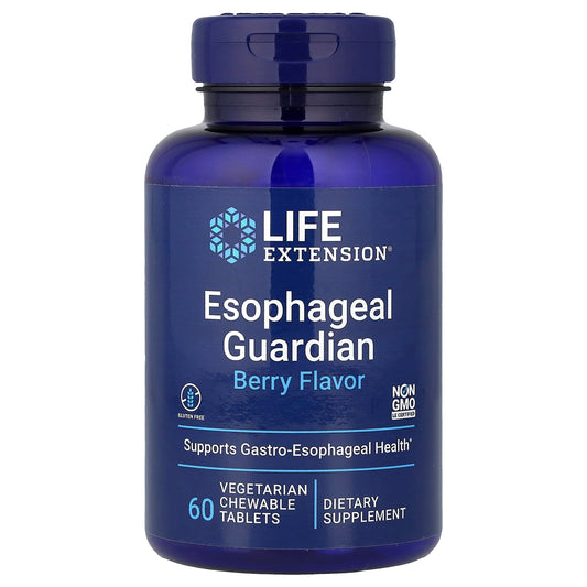 Esophageal Guardian, Berry Flavor - 60 vegetarian chewable tabs