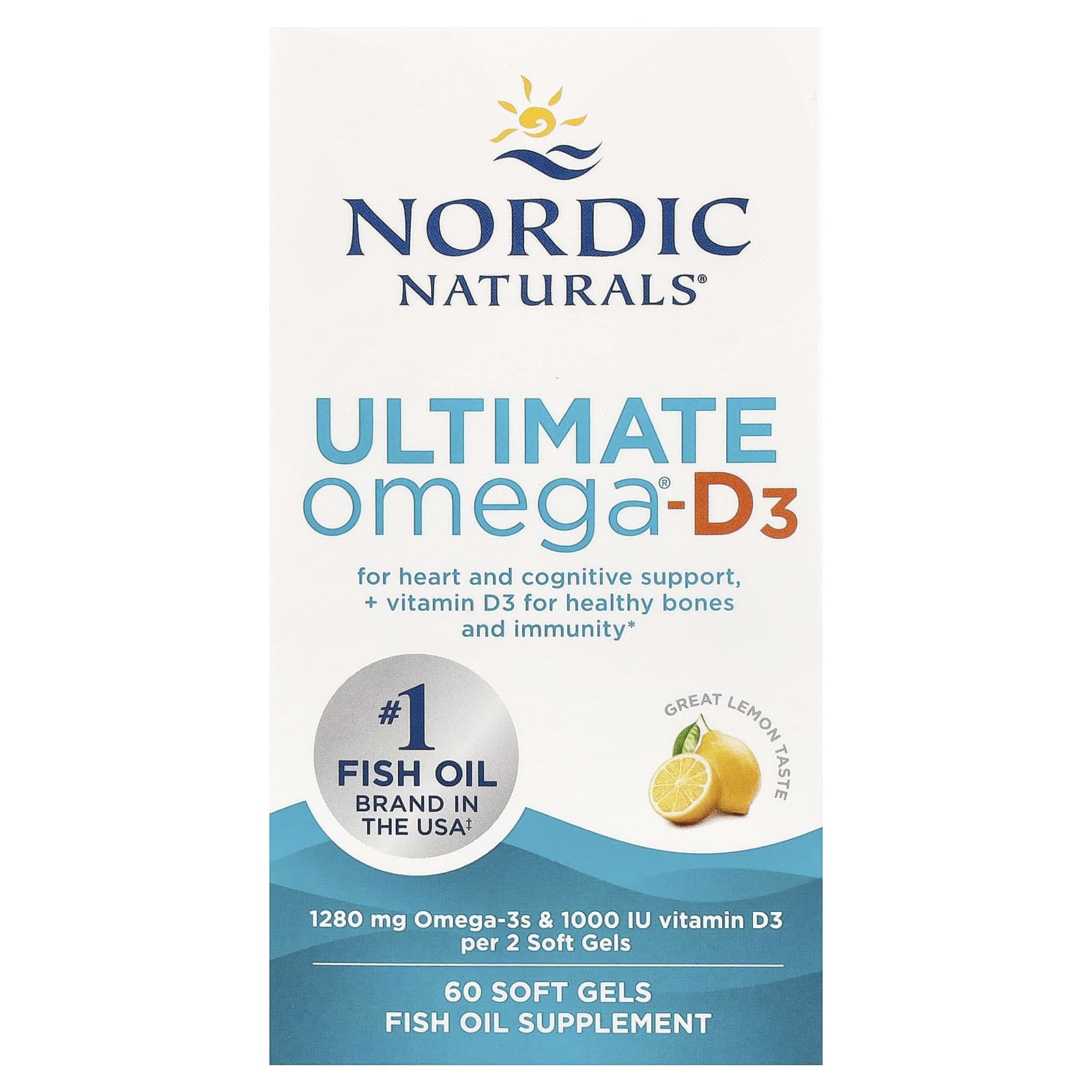 Ultimate Omega One Daily, 1075mg Lemon - 30 softgels
