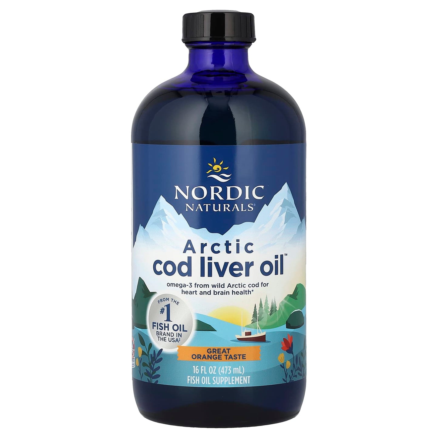 Arctic Cod Liver Oil, 1060mg Orange - 473 ml.