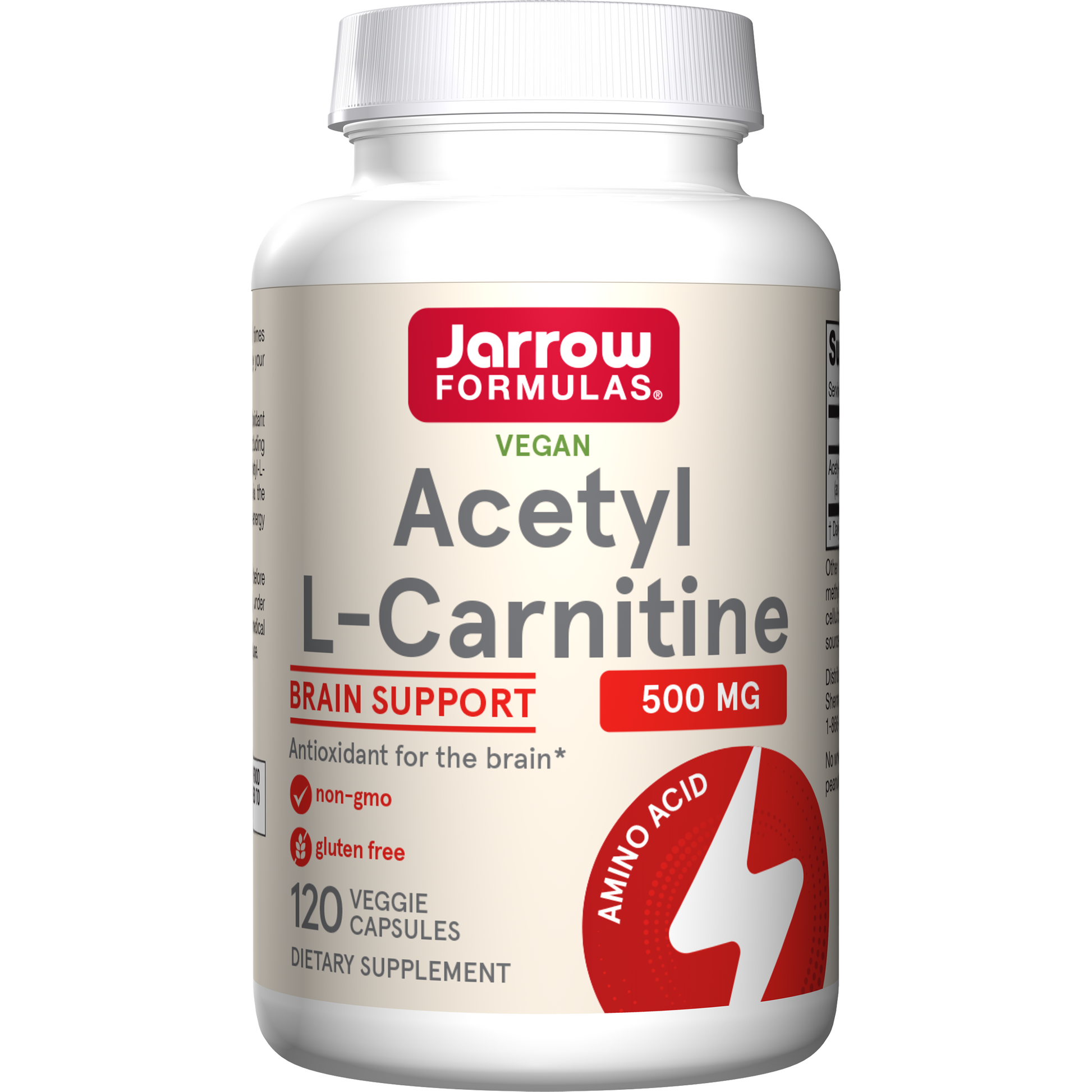 Acetyl L-Carnitine, 500mg - 120 vcaps