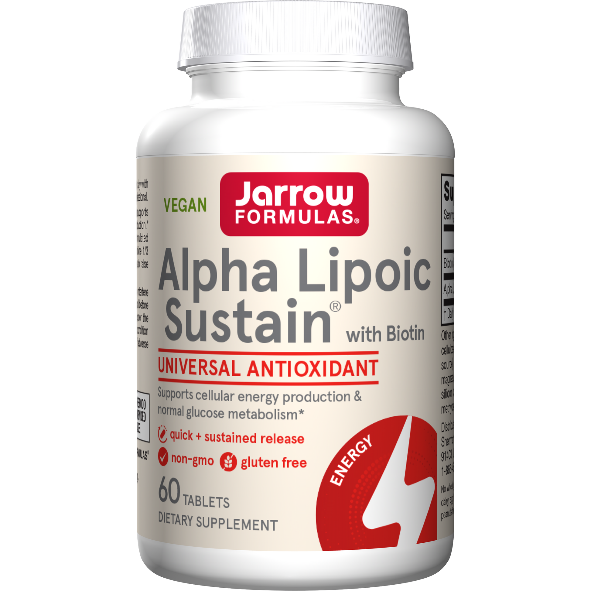 Alpha Lipoic Sustain with Biotin - 60 tabs