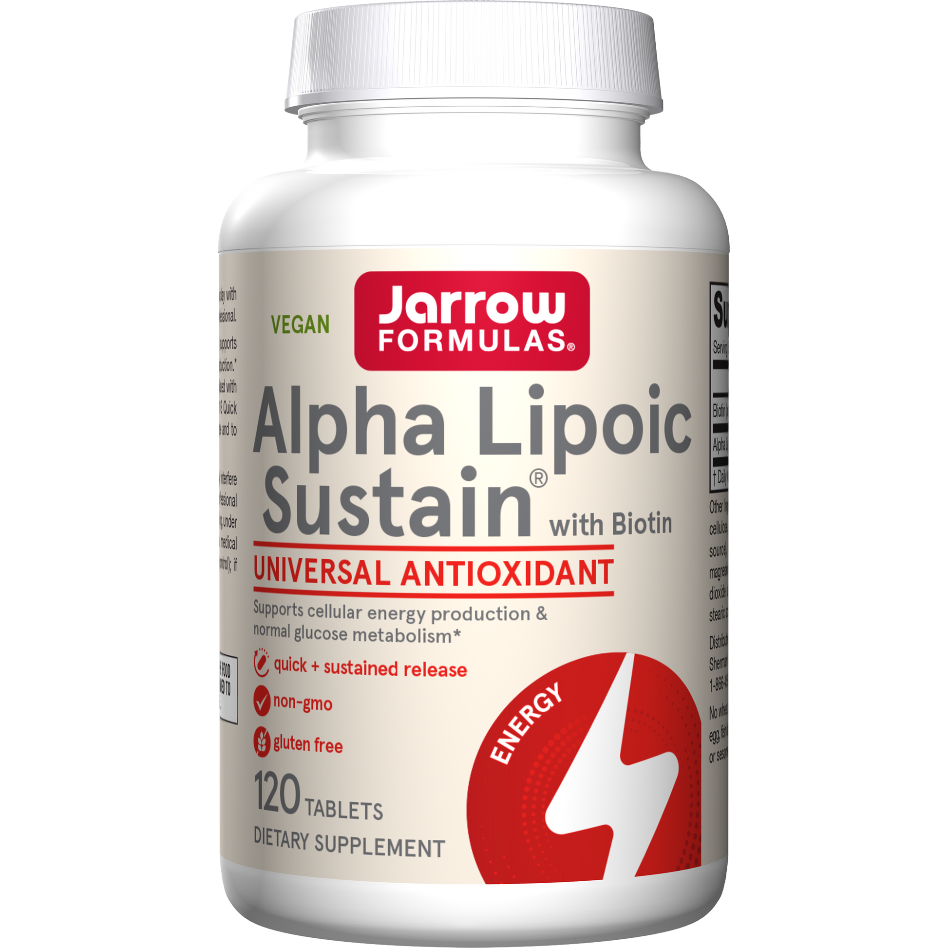 Alpha Lipoic Sustain with Biotin - 120 tabs