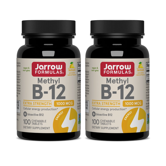 Methyl B-12, 1000mcg (Lemon) - 100 vegan chewable tabs