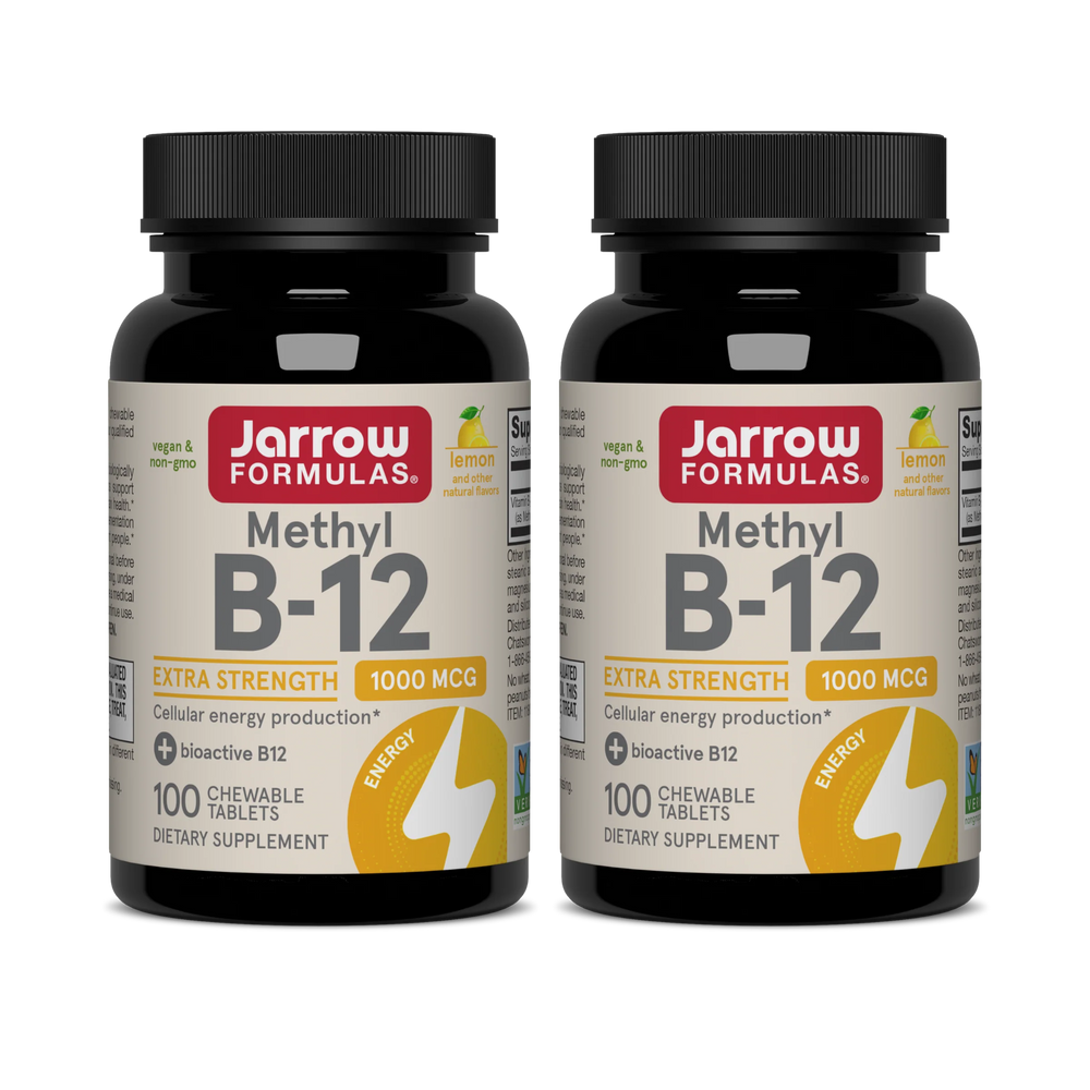 Jarrow Formulas Methyl B-12, 1000mcg (Lemon) - 100 vegan chewable tabs