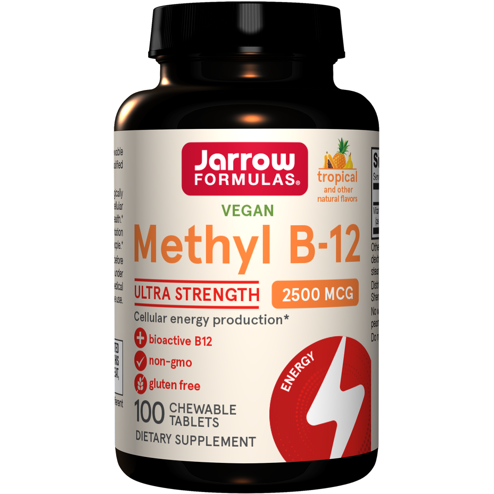 Jarrow Formulas Methyl B-12, 2500mcg (Tropical) - 100 vegan chewable tabs