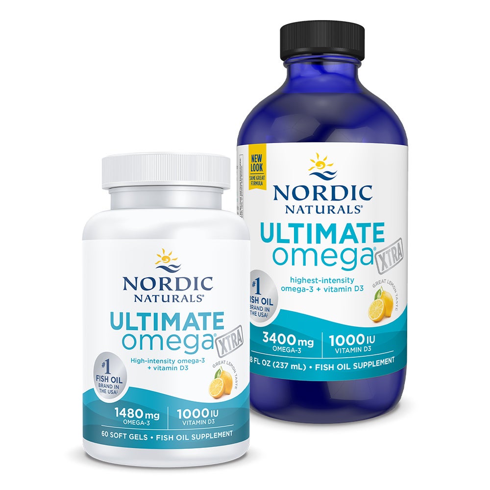 Ultimate Omega Xtra, 3400mg Lemon - 237 ml.