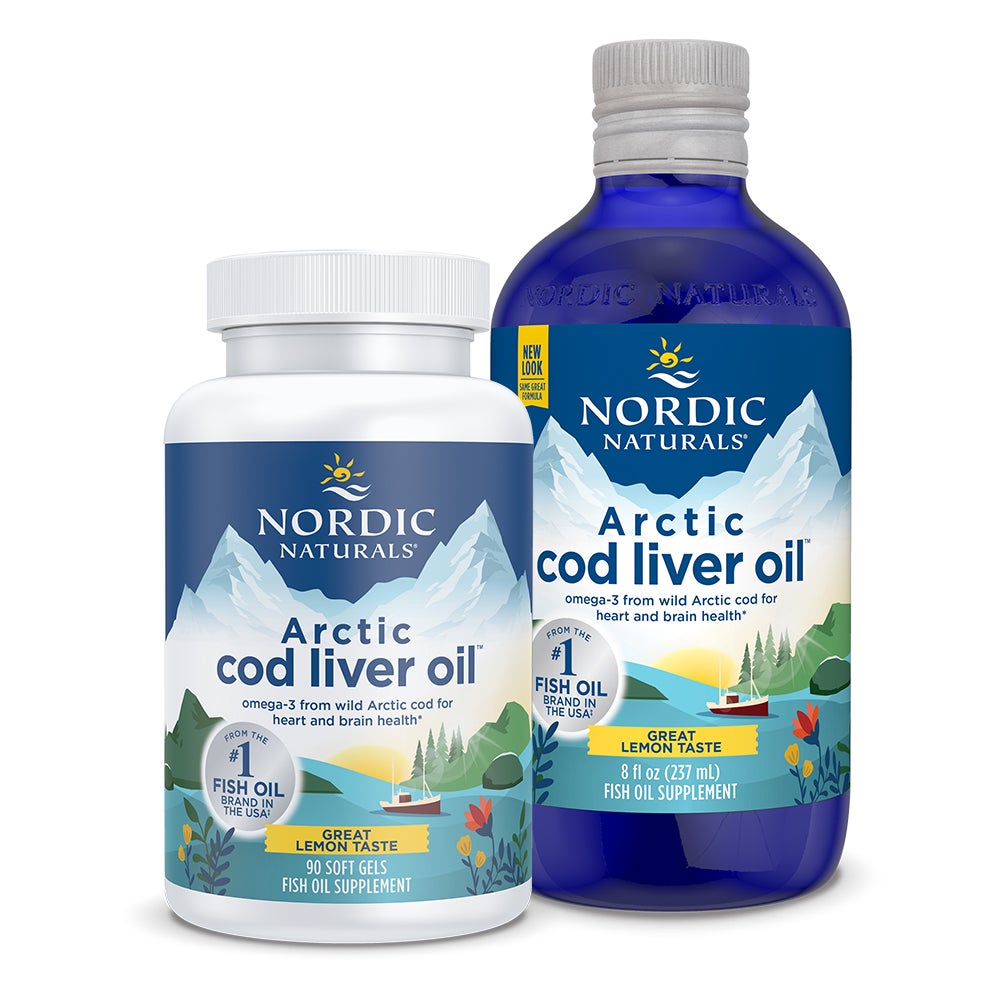 Arctic Cod Liver Oil, 750mg Lemon - 90 softgels