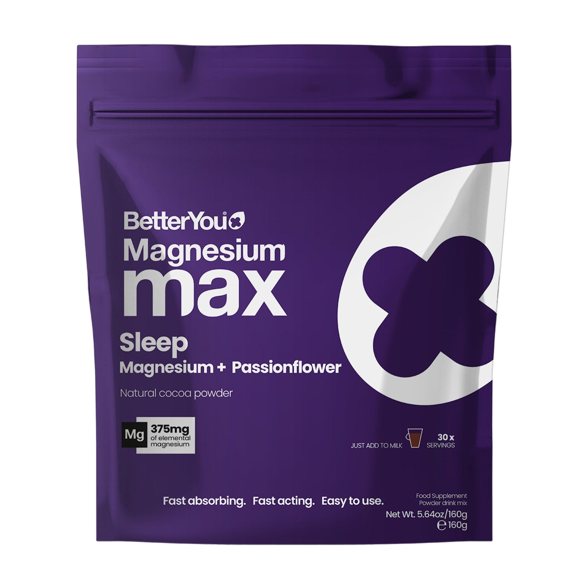 Magnesium Max Sleep, Natural Cocoa - 160g
