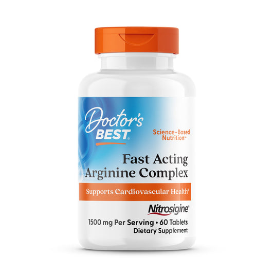 Fast Acting Arginine Complex with Nitrosigine, 750mg - 60 tablets