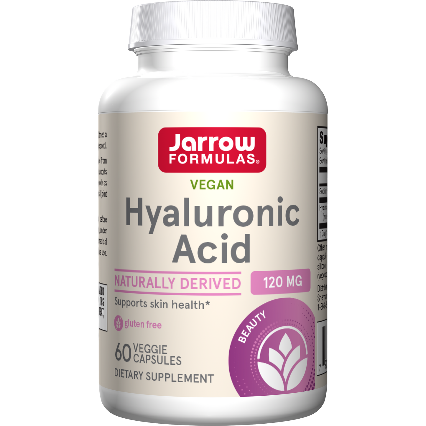 Hyaluronic Acid, 120mg - 60 vcaps