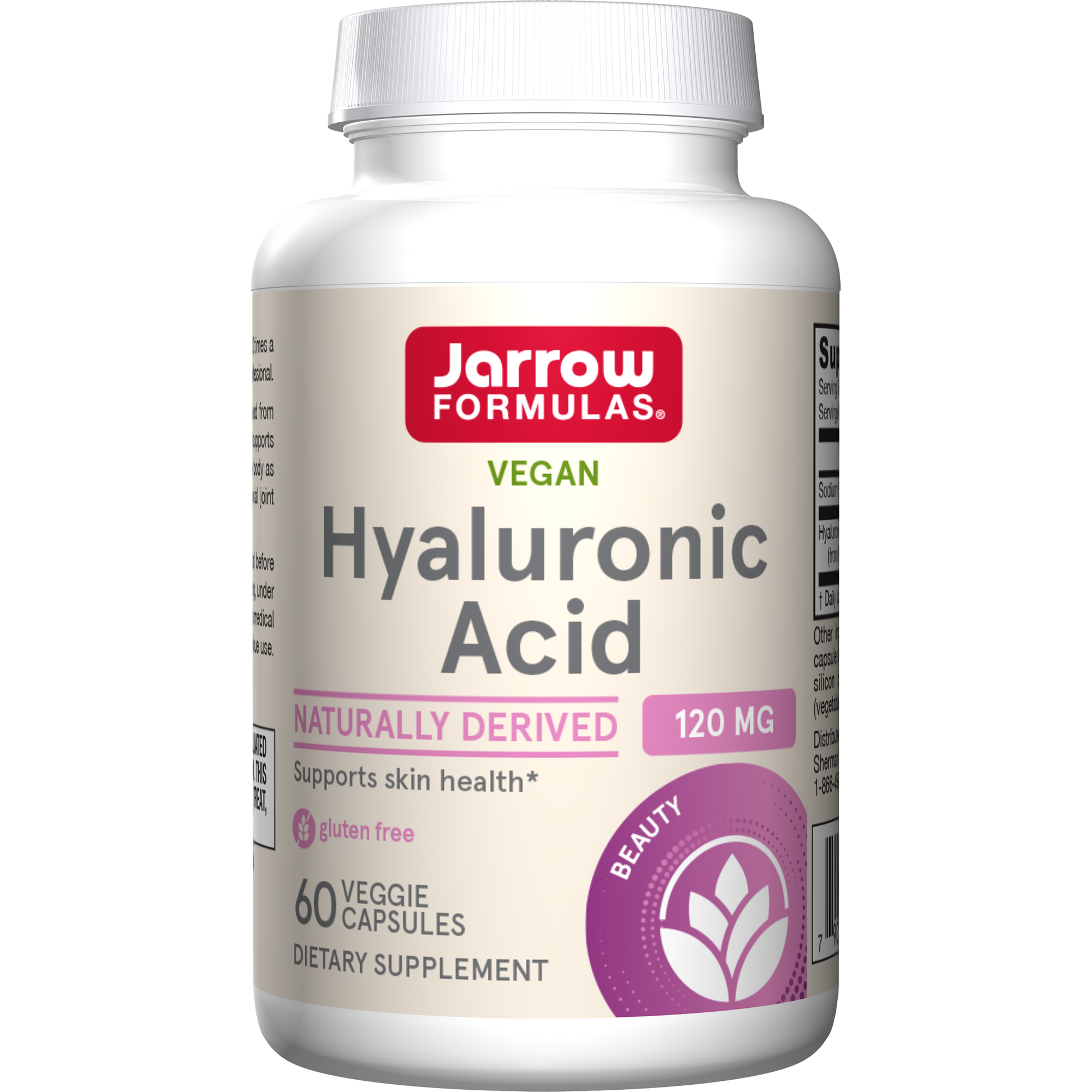 Hyaluronic Acid, 120mg - 60 vcaps