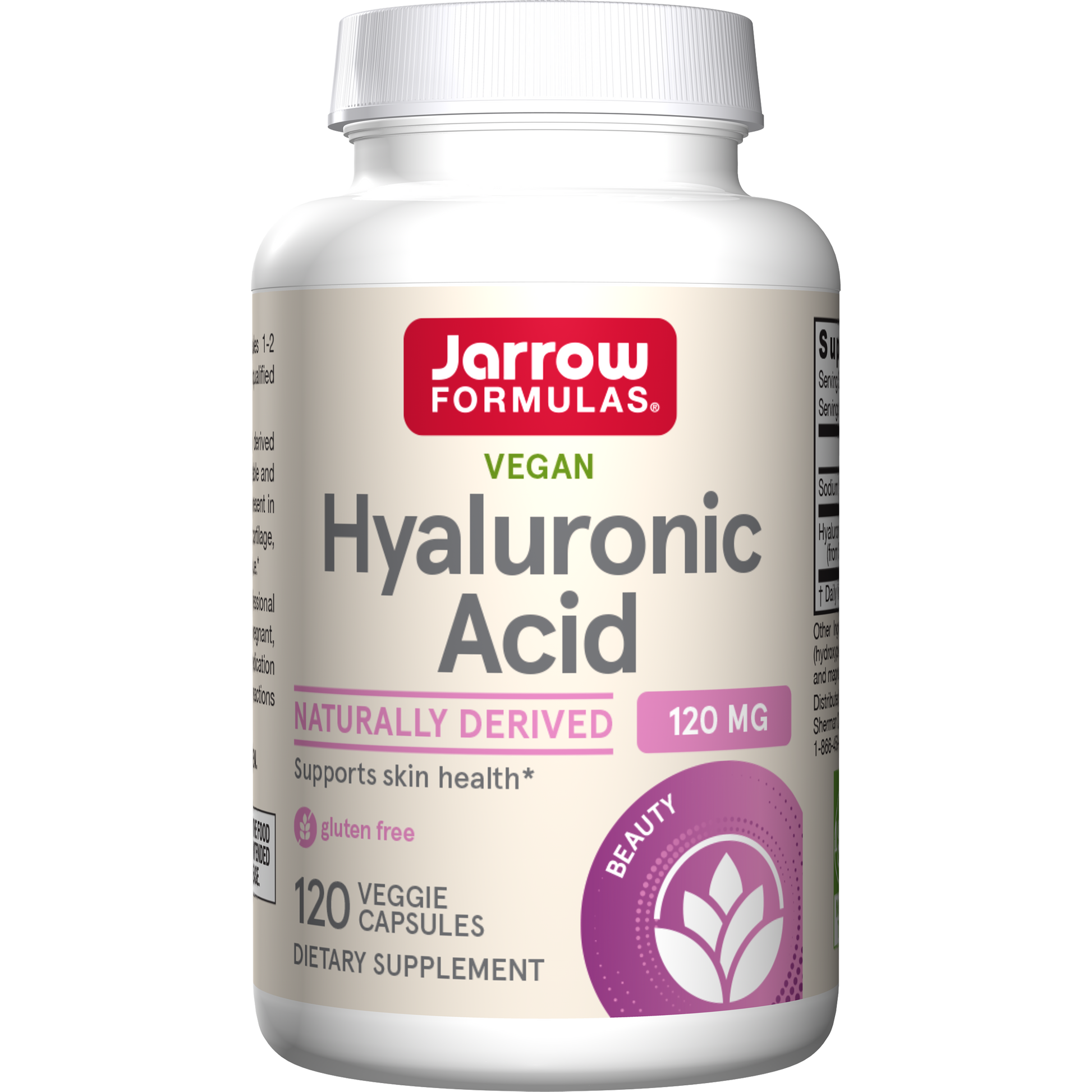 Hyaluronic Acid, 120mg - 60 vcaps