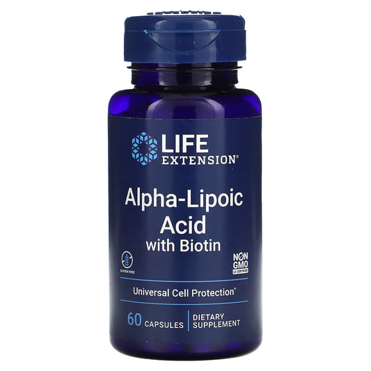 Alpha-Lipoic Acid with Biotin - 60 caps
