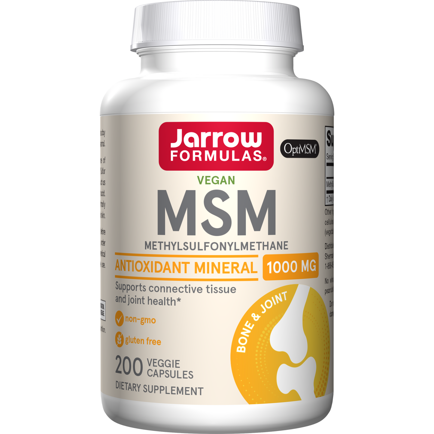 MSM (Methyl-Sulfonyl-Methane), 1000mg - 200 vcaps