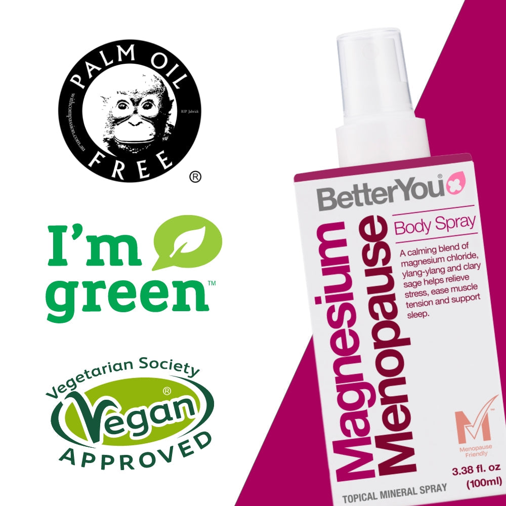 Magnesium Menopause Body Spray - 100 ml.