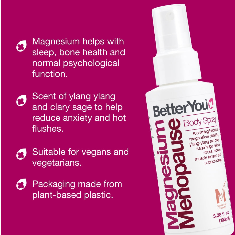 Magnesium Menopause Body Spray - 100 ml.