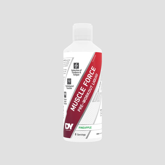 Muscle Force Liquid Pre-Workout, Pineapple - 500 ml.