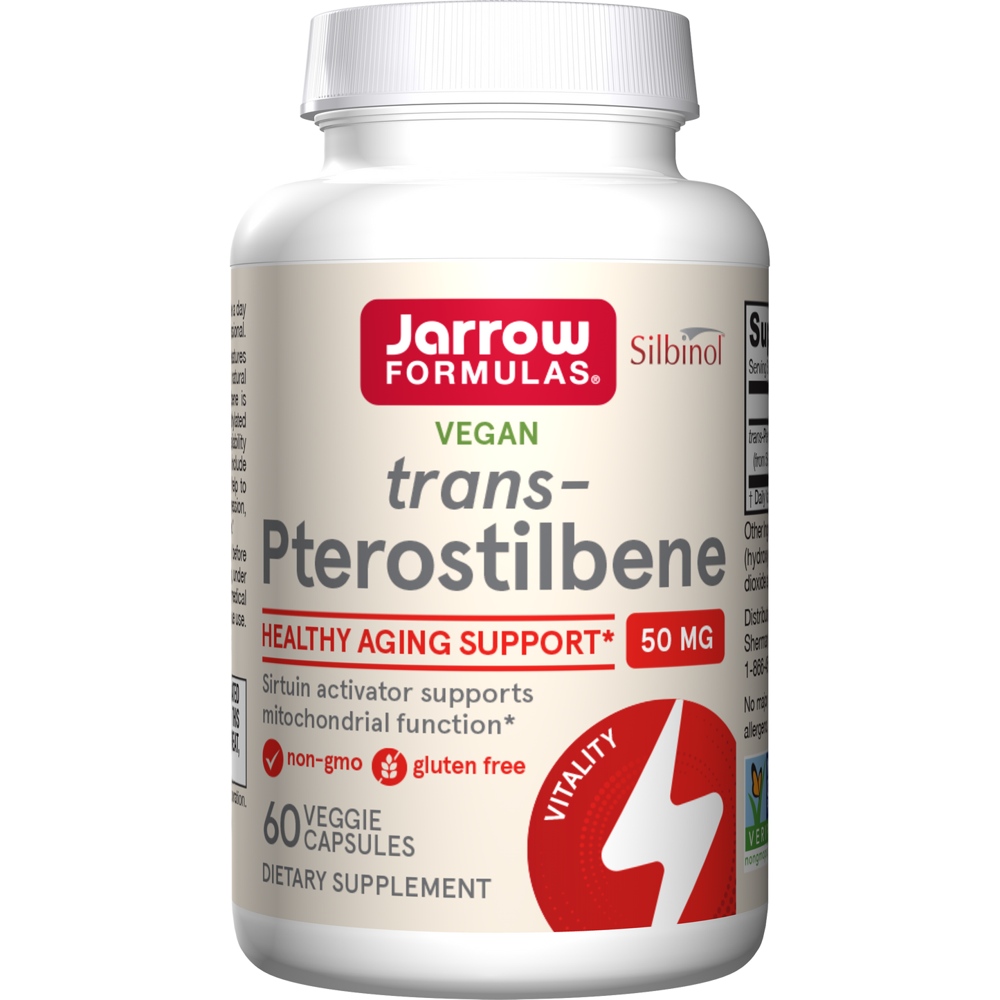 trans-Pterostilbene, 50mg - 60 vcaps