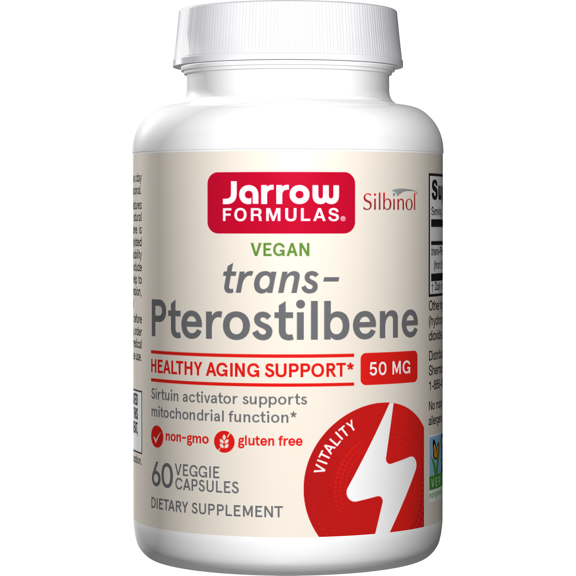 trans-Pterostilbene, 50mg - 60 vcaps