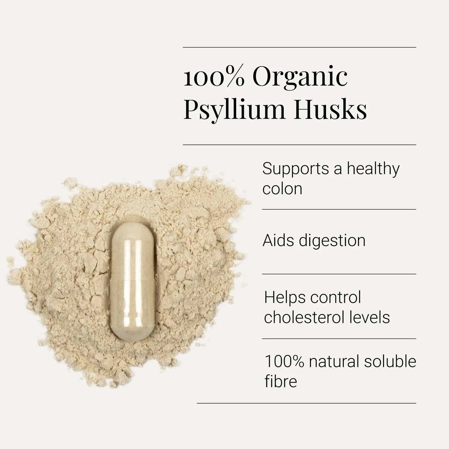 Psyllium Husks - 120 vcaps