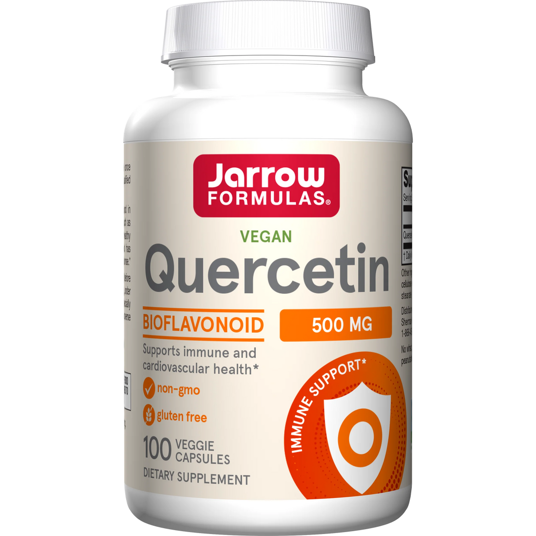 Jarrow Formulas Quercetin, 500mg - 100 vcaps - image 2