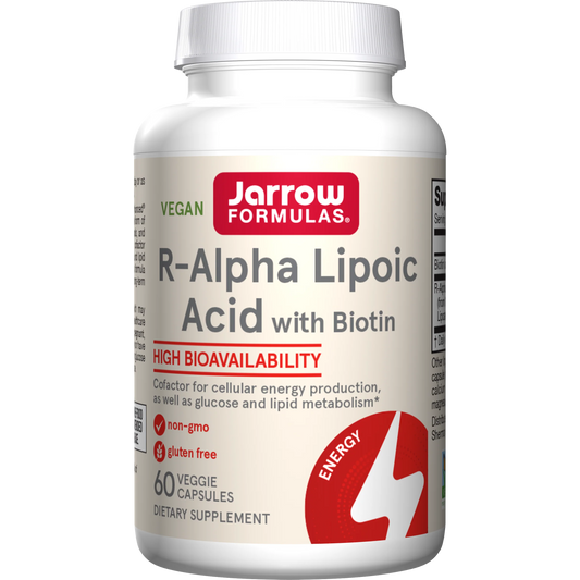 R-Alpha Lipoic Acid with Biotin - 60 vcaps