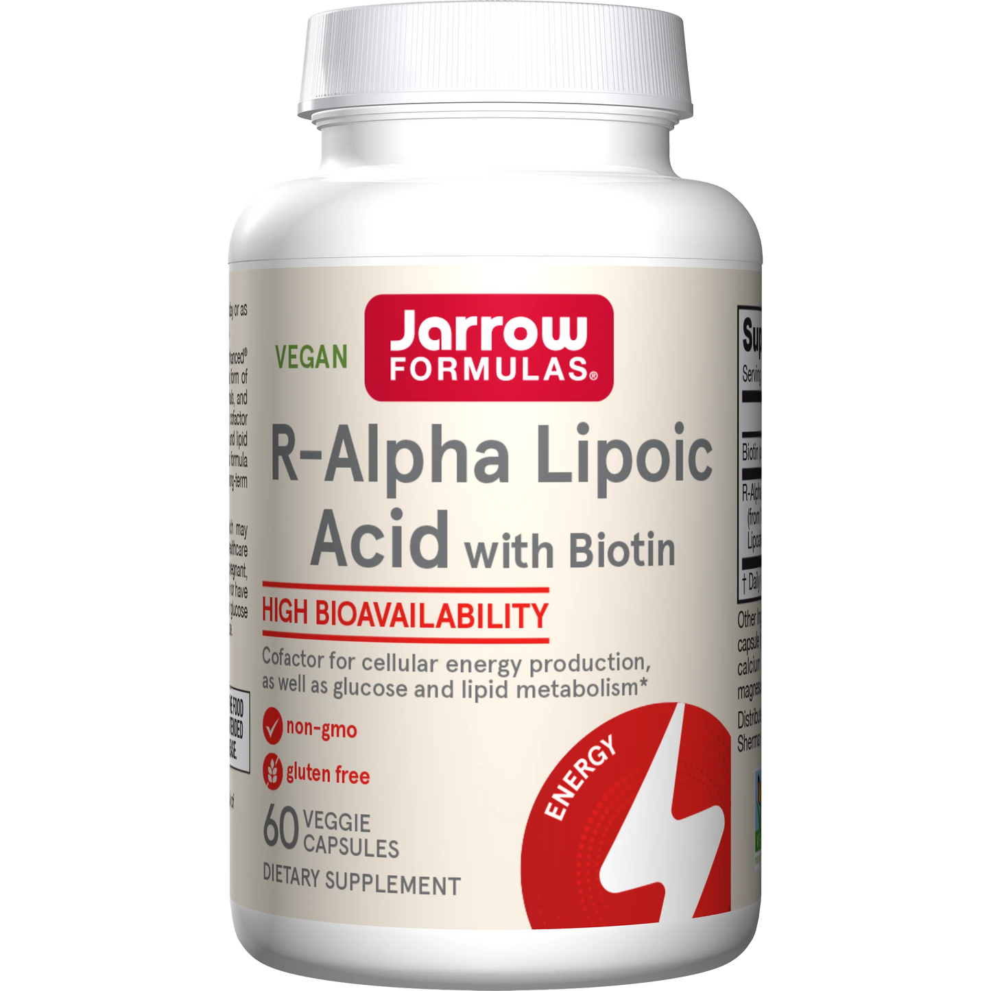 R-Alpha Lipoic Acid with Biotin - 60 vcaps