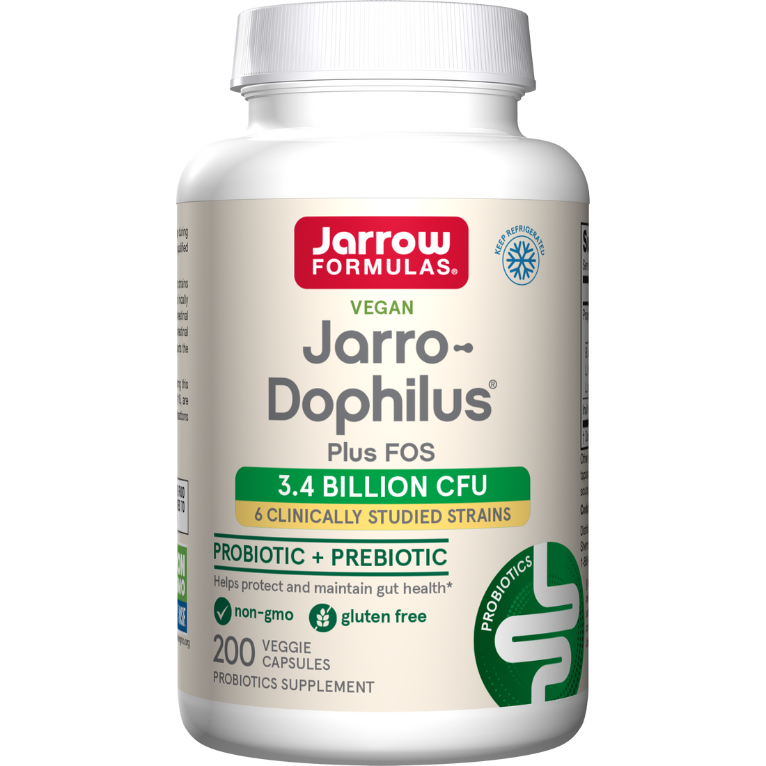 Jarrow Formulas Jarro-Dophilus + FOS - 100 vcaps - image 4