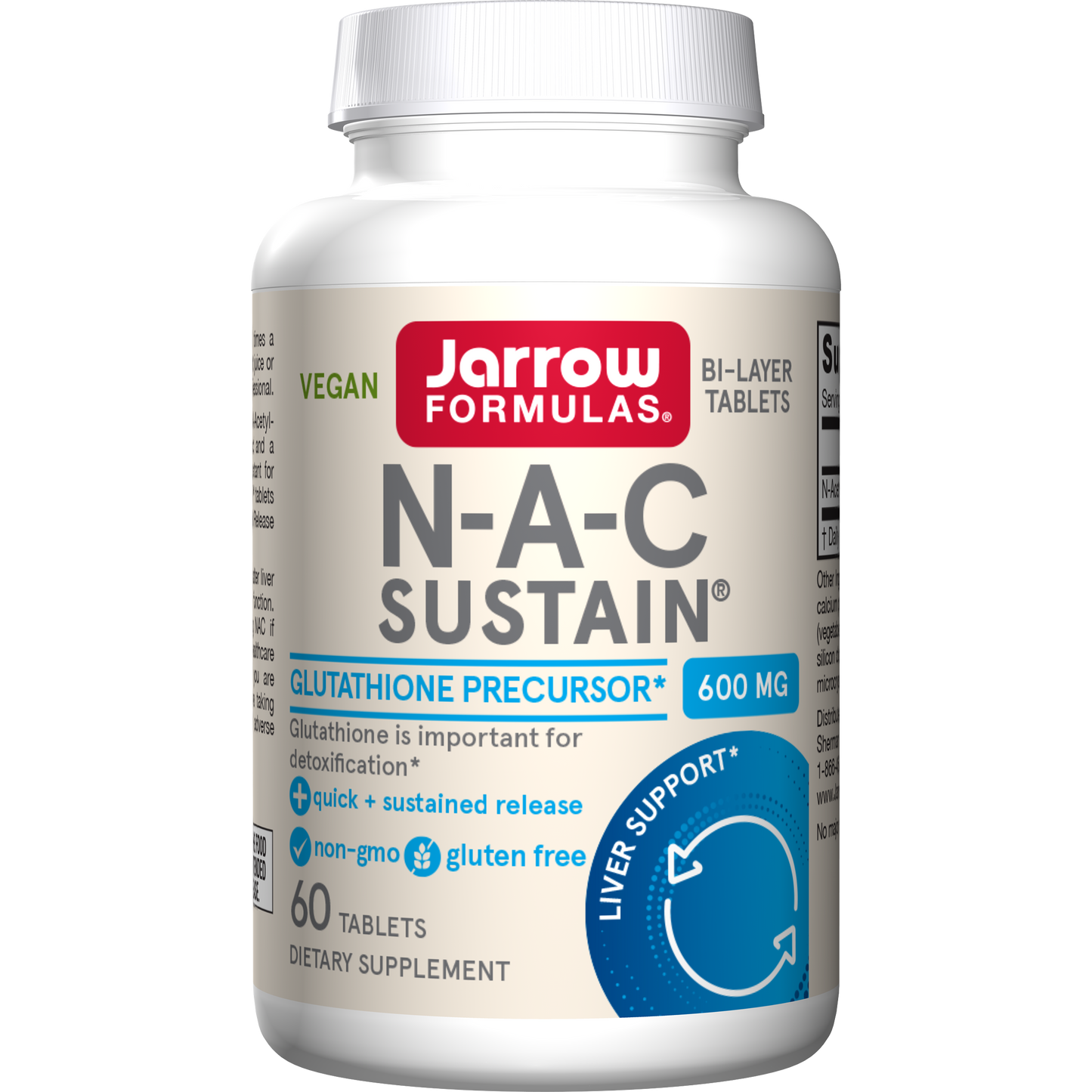 N-A-C Sustain, 600mg - 60 tabs