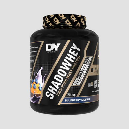 ShadoWhey 100% Pure Whey Protein, Blueberry Muffin - 2000g