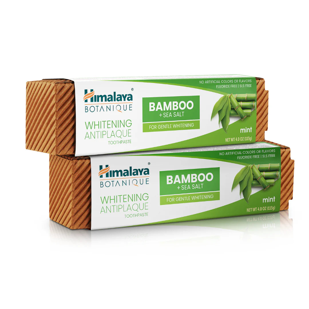 Whitening Antiplaque Bamboo & Sea Salt Mint Toothpaste