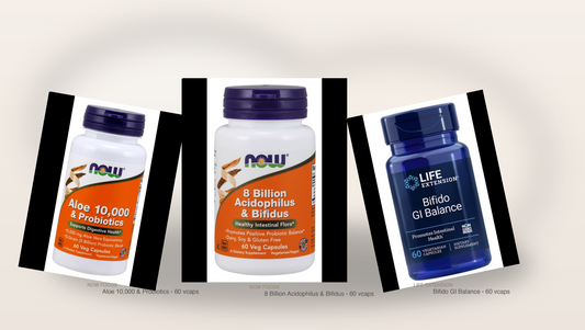 Gut Stack — real product collage, zero AI hallucinations