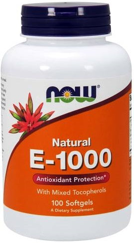 Vitamin E-1000 - Natural (Mixed Tocopherols) - 50 softgels