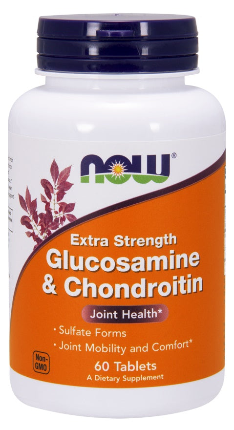 NOW Foods Glucosamine & Chondroitin Extra Strength - 60 tabs - image 2