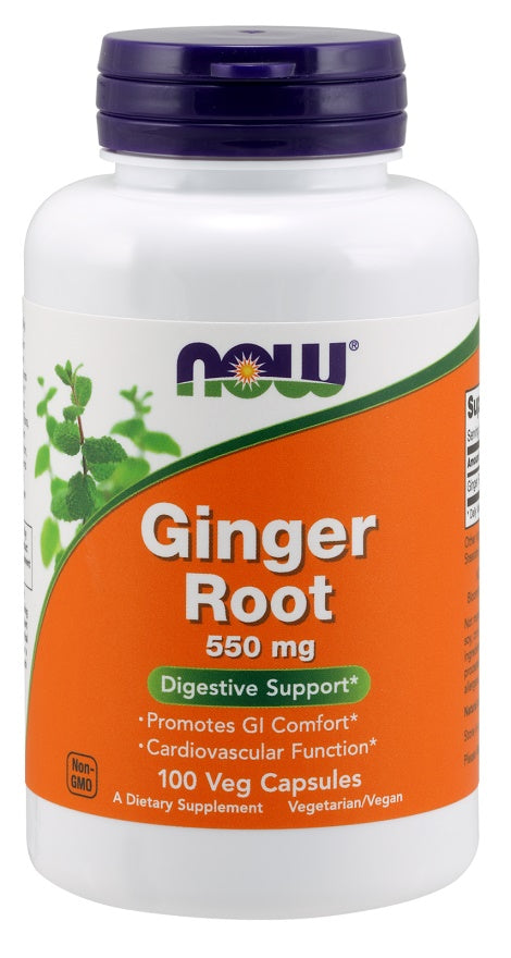 Ginger Root, 550mg - 100 vcaps