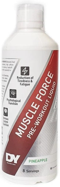 Dorian Yates Muscle Force Liquid Pre-Workout, Pineapple - 500 ml - image 2