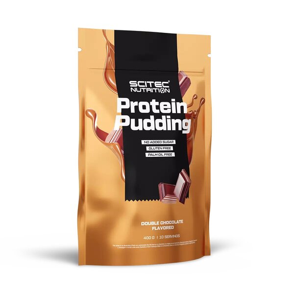 Protein Pudding (Bag), Double Chocolate - 400g - SciTec