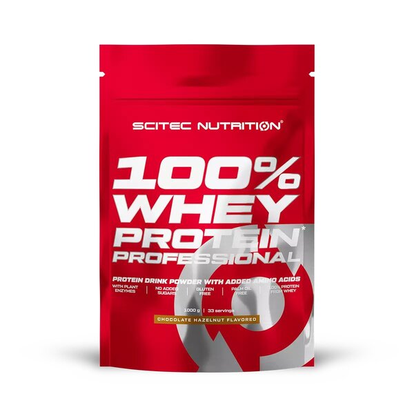 100% Whey Protein Professional, Chocolate Hazelnut - 1000g - SciTec