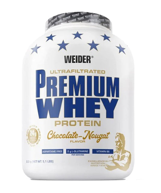 Premium Whey, Chocolate Nougat - 2300g - Weider